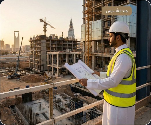 فريق مرافق القمة في موقع مشروع
